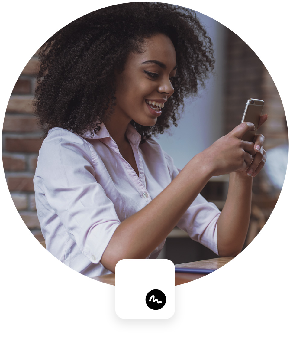 Woman Signing a Digital Contract